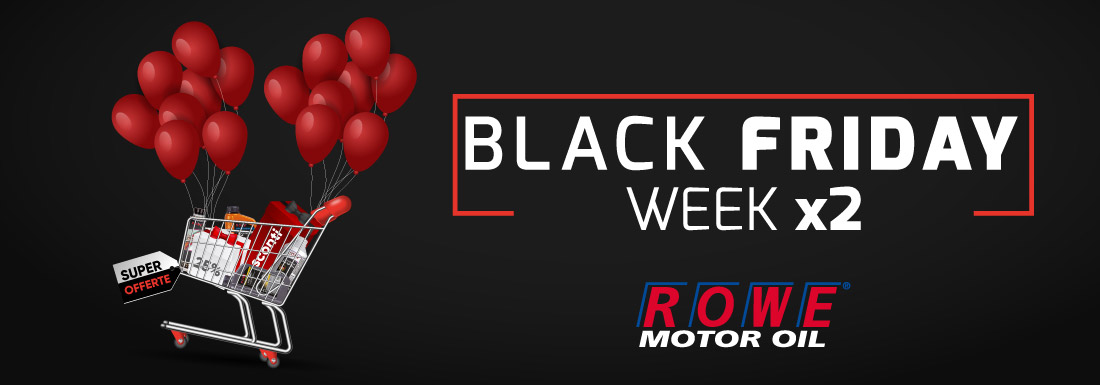 Su Renox Motor Shop arriva la Black Friday Week 2019 con sconti sui prodotti Rowe Motor Oil