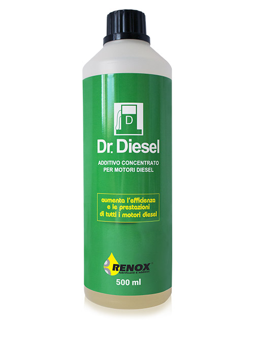 Bottiglia di additivo concentrato per auto a gasolio Dr. Diesel da 500 ml