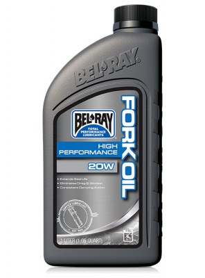 Olio a sospensione frontale per forcelle Bel-Ray High Performance Fork Oil SAE 20W da 1 lt