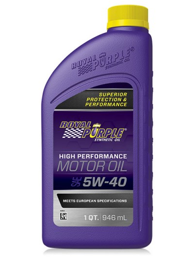 Olio motore sintetico per auto Royal Purple High Performance Motor Oil SAE 5W-40 946 ml