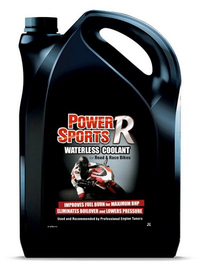 Tanica di liquido refrigerante antigelo per moto Power Sports R di Evans da 2 lt