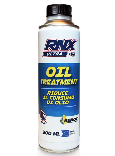 L'Additivo RNX Ultra Oil Treatment migliora la tenuta intorno a fasce elastiche e guide delle valvole