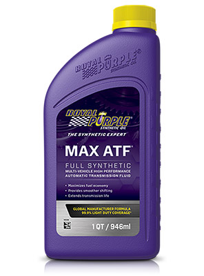 Bottiglia di olio sintetico per trasmissioni Royal Purple Max ATF da 946 ml
