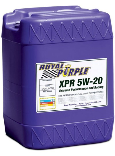 Tanica di olio motore sintetico Royal Purple XPR 5W20 da 19 lt