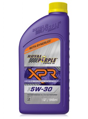 Bottiglia di lubrificante sintetico racing Royal Purple XPR 0W-20 da 946 ml