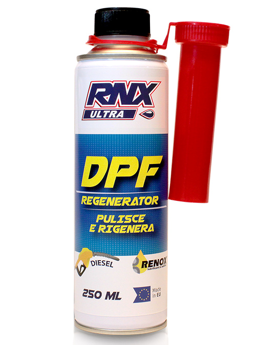 L'additivo RNX ULTRA DPF Regenerator pulisce e rigenera i filtri FAP/DPF intasati
