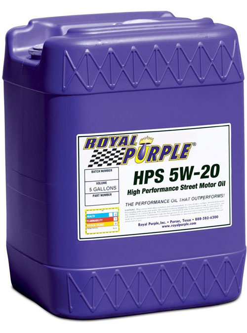 Lubrificante sintetico Royal Purple HPS 5W20 19lt