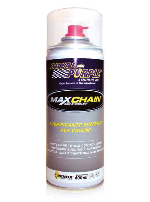 Lubrificante catena Max-Chain di Royal Purple - Renox Motor Shop - vendita  lubrificanti, refrigeranti, additivi, filtri e pulitori