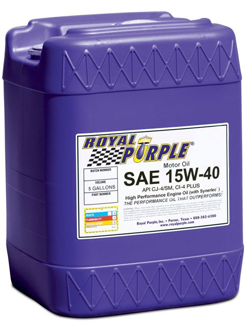 Royal Purple Olio motore sintetico 15w40 19 lt